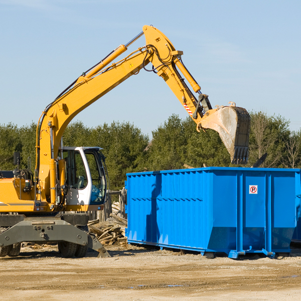 what size residential dumpster rentals are available in Surrey